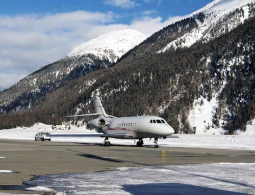 Ski resorts by private jet and helicopter